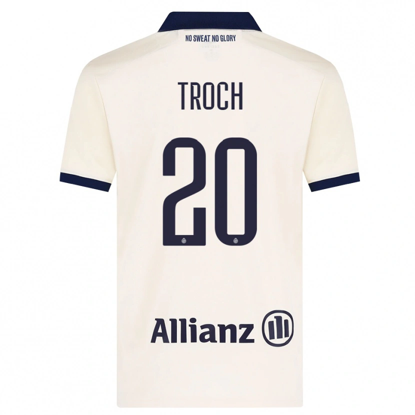 Danxen Kinder Stan Troch #20 Beige Schwarz Auswärtstrikot Trikot 2026/27 T-Shirt
