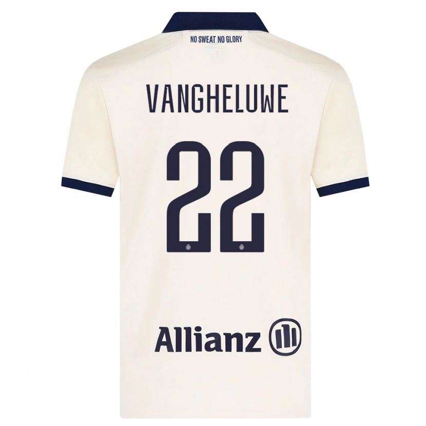 Danxen Kinder Jody Vangheluwe #22 Beige Schwarz Auswärtstrikot Trikot 2026/27 T-Shirt