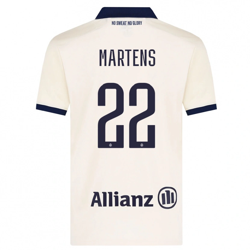 Danxen Kinder Quinze Martens #22 Beige Schwarz Auswärtstrikot Trikot 2026/27 T-Shirt