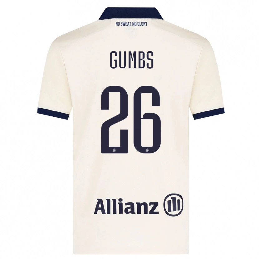Danxen Kinder Aisse Gumbs #26 Beige Schwarz Auswärtstrikot Trikot 2026/27 T-Shirt