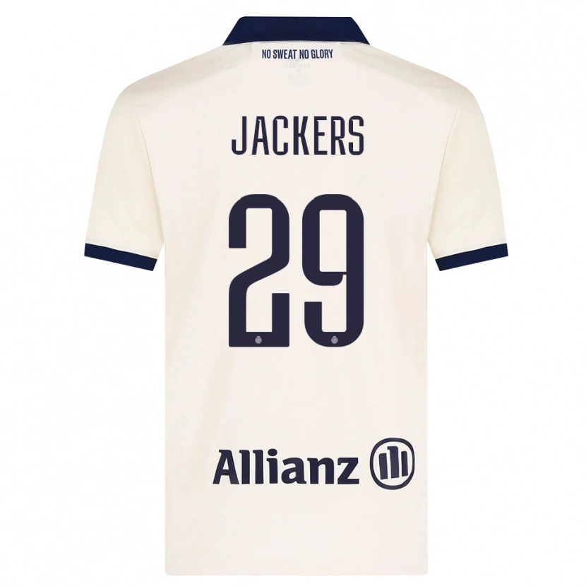 Danxen Kinder Nordin Jackers #29 Beige Schwarz Auswärtstrikot Trikot 2026/27 T-Shirt