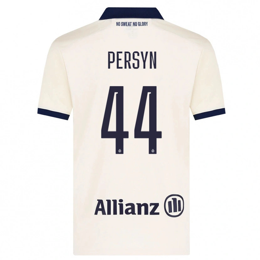 Danxen Kinder Noor Persyn #44 Beige Schwarz Auswärtstrikot Trikot 2026/27 T-Shirt
