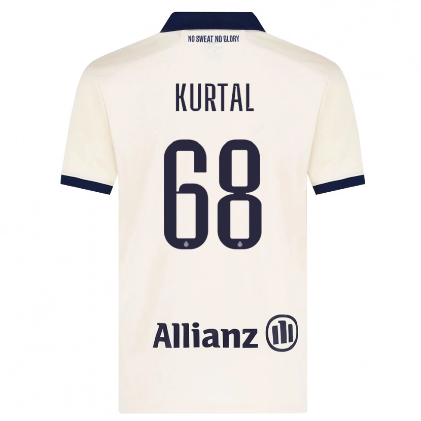 Danxen Kinder Utku Kurtal #68 Beige Schwarz Auswärtstrikot Trikot 2026/27 T-Shirt