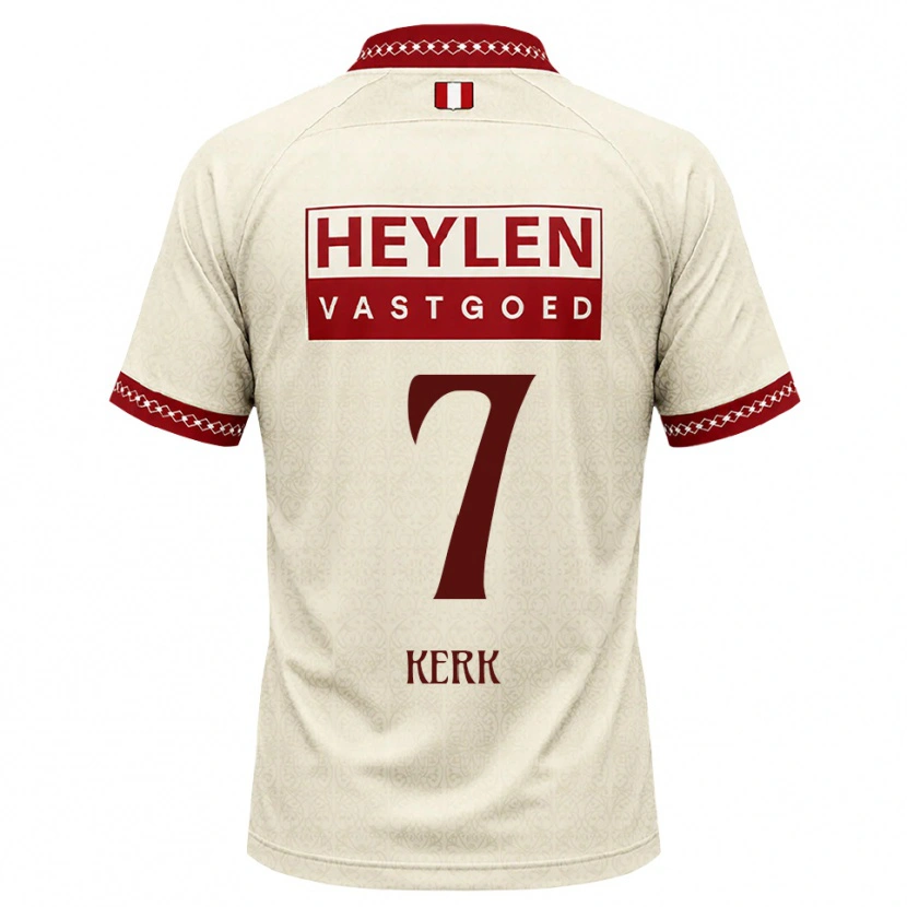 Danxen Kinder Gyrano Kerk #7 Beige Rot Auswärtstrikot Trikot 2026/27 T-Shirt