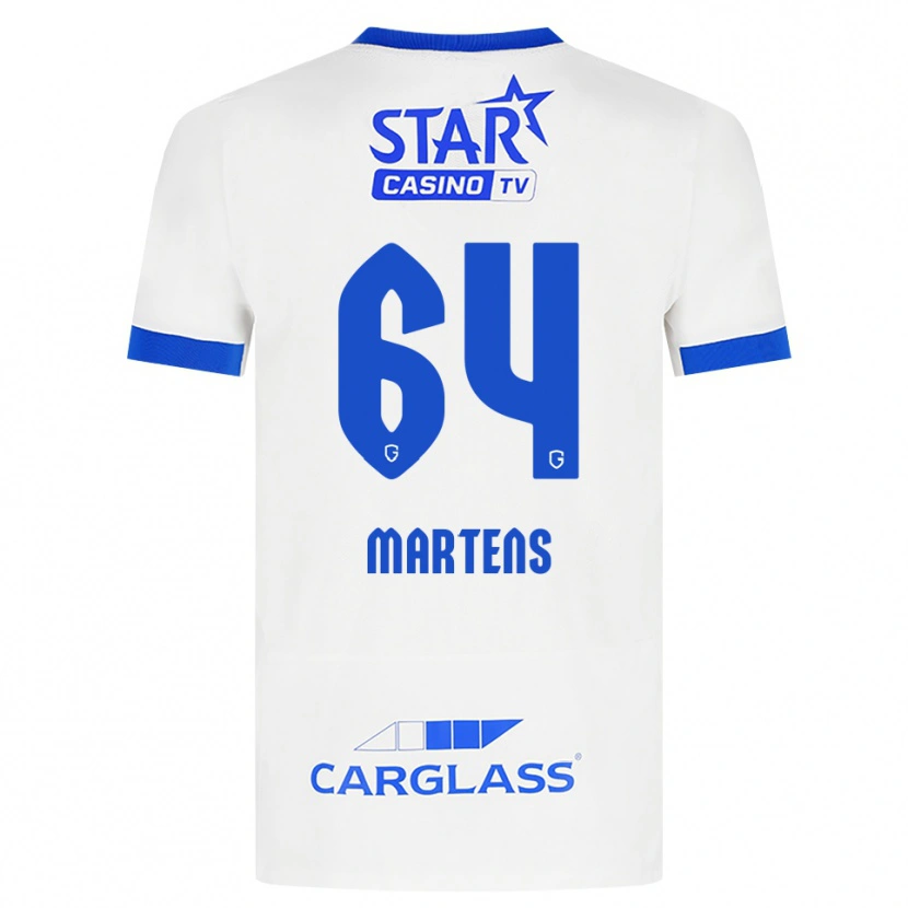 Danxen Kinder Nolan Martens #64 Weiß Blau Auswärtstrikot Trikot 2026/27 T-Shirt