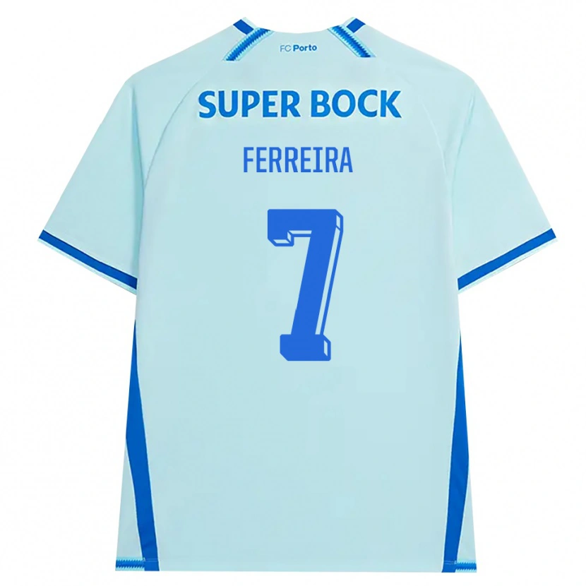 Danxen Kinder Maria Ferreira #7 Hellcyan Blau Ausweichtrikot Trikot 2026/27 T-Shirt