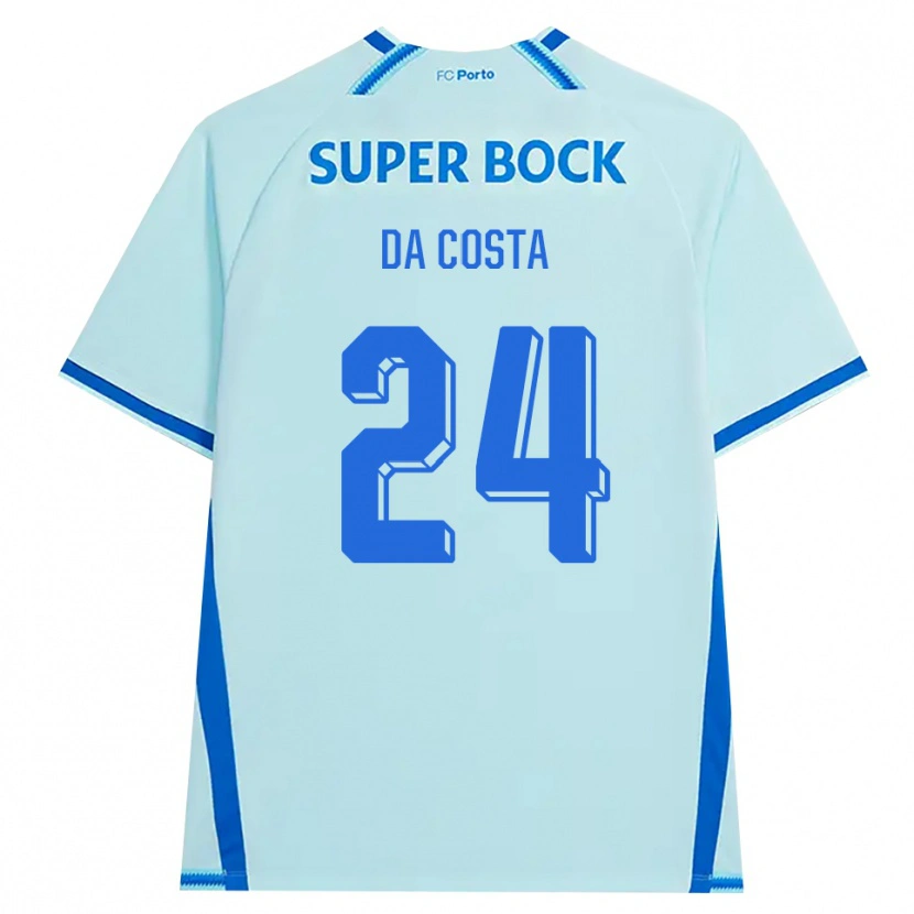 Danxen Kinder Seif Da Costa #24 Hellcyan Blau Ausweichtrikot Trikot 2026/27 T-Shirt