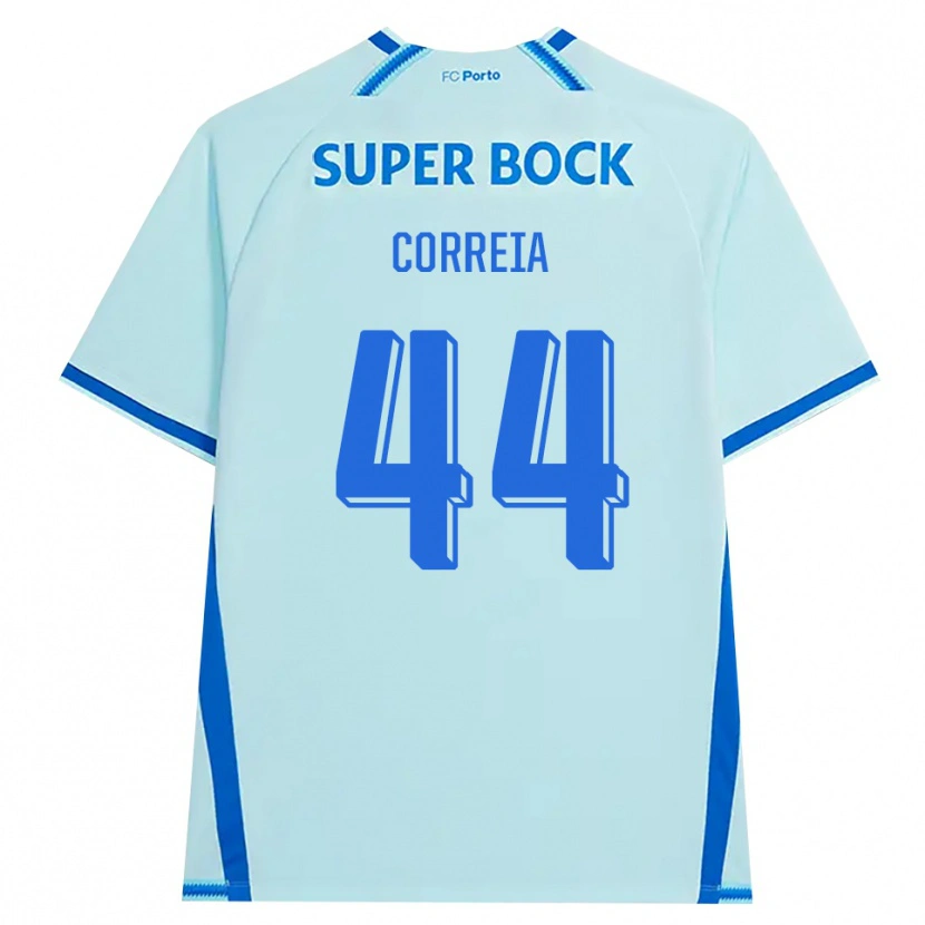 Danxen Kinder Romain Correia #44 Hellcyan Blau Ausweichtrikot Trikot 2026/27 T-Shirt