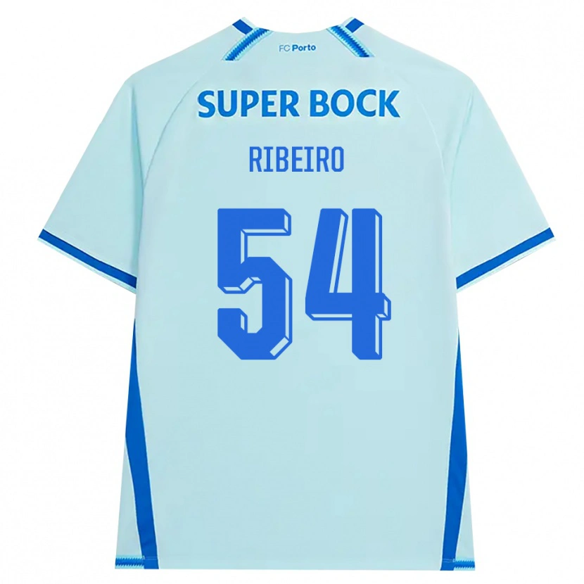 Danxen Kinder António Ribeiro #54 Hellcyan Blau Ausweichtrikot Trikot 2026/27 T-Shirt
