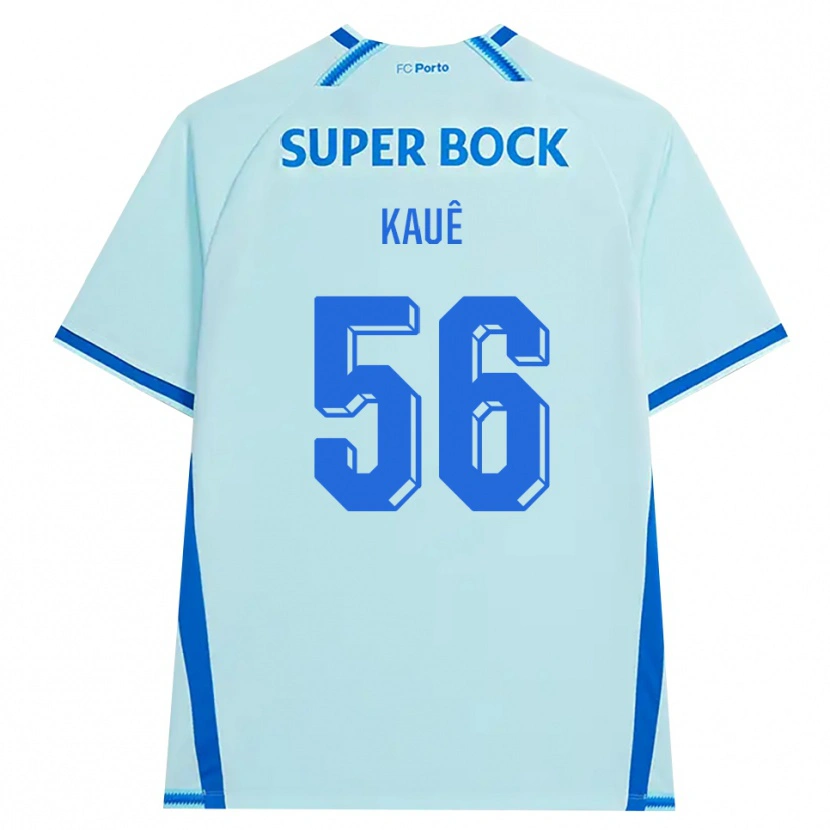 Danxen Kinder Kauê Rodrigues Pessanha #56 Hellcyan Blau Ausweichtrikot Trikot 2026/27 T-Shirt