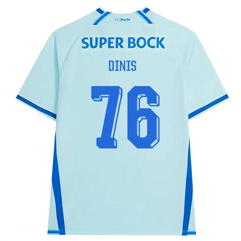 Danxen Kinder Dinis Andrade Rodrigues #76 Hellcyan Blau Ausweichtrikot Trikot 2026/27 T-Shirt