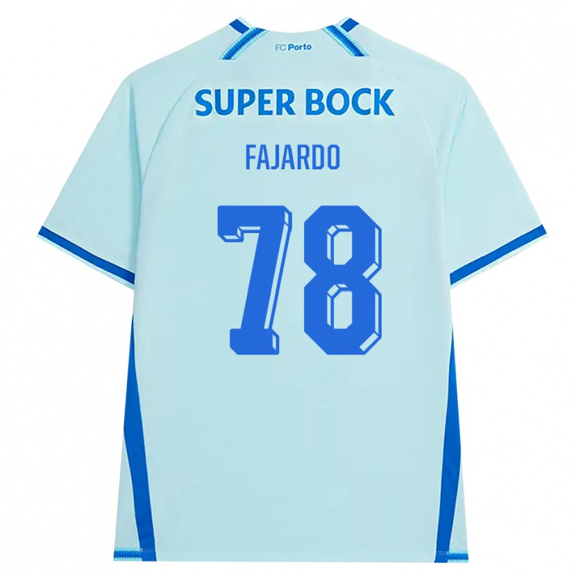 Danxen Kinder Leonardo Fajardo #78 Hellcyan Blau Ausweichtrikot Trikot 2026/27 T-Shirt