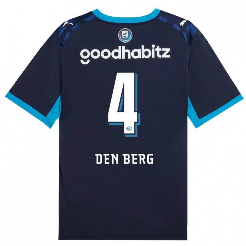 Danxen Kinder Mandy Van Den Berg #4 Himmelblau Königlichblau Ausweichtrikot Trikot 2026/27 T-Shirt