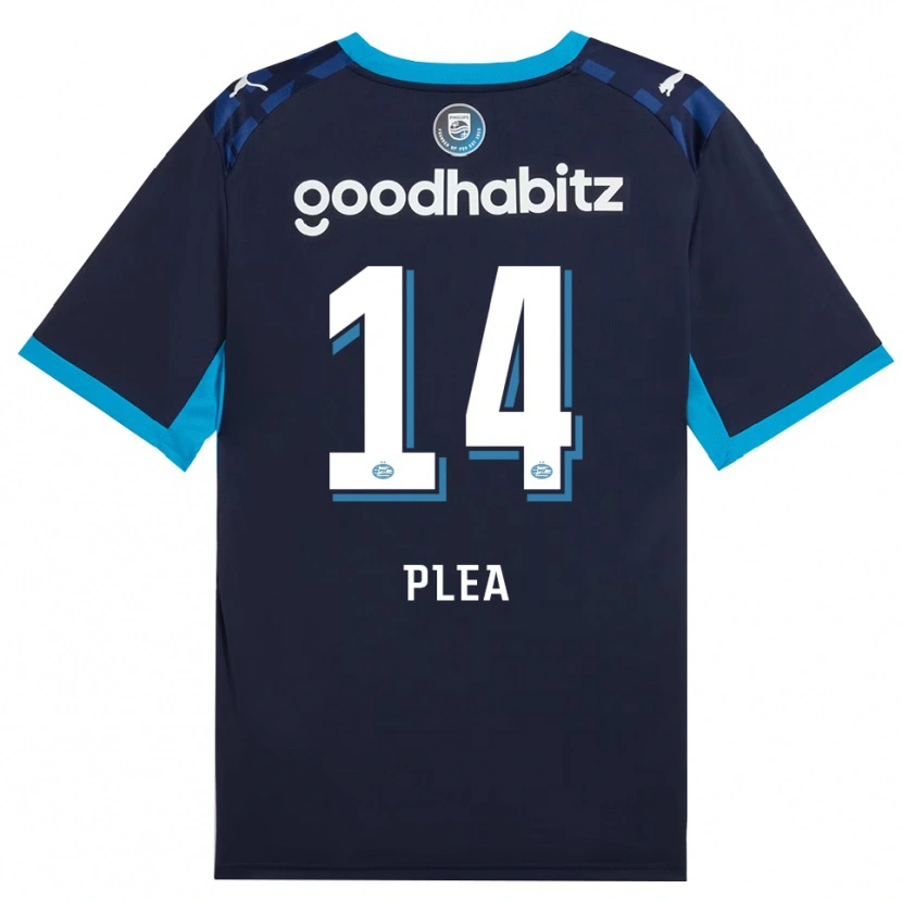 Danxen Kinder Alassane Pléa #14 Himmelblau Königlichblau Ausweichtrikot Trikot 2026/27 T-Shirt