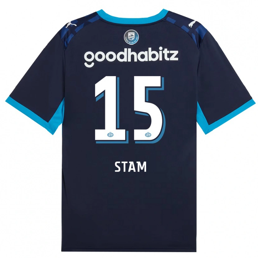 Danxen Kinder Dyran Stam #15 Himmelblau Königlichblau Ausweichtrikot Trikot 2026/27 T-Shirt