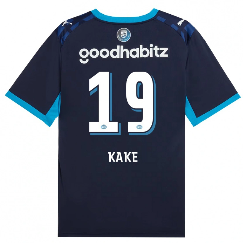 Danxen Kinder Souhel Kake #19 Himmelblau Königlichblau Ausweichtrikot Trikot 2026/27 T-Shirt