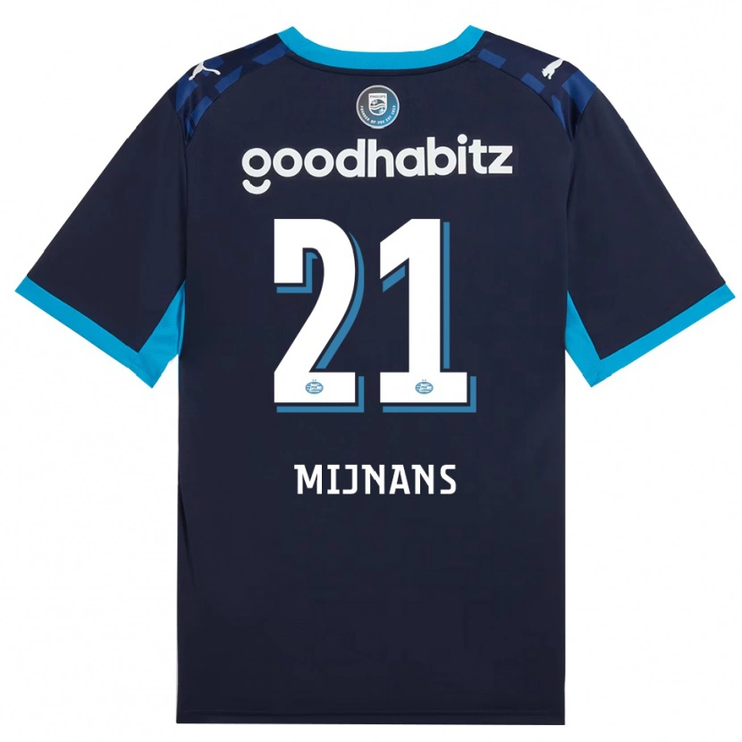Danxen Kinder Sven Mijnans #21 Himmelblau Königlichblau Ausweichtrikot Trikot 2026/27 T-Shirt
