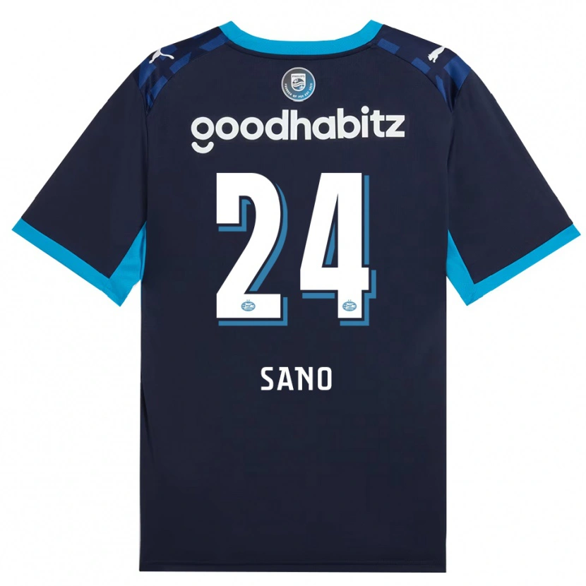 Danxen Kinder Kodai Sano #24 Himmelblau Königlichblau Ausweichtrikot Trikot 2026/27 T-Shirt
