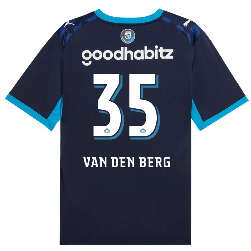 Danxen Kinder Joël Van Den Berg #35 Himmelblau Königlichblau Ausweichtrikot Trikot 2026/27 T-Shirt