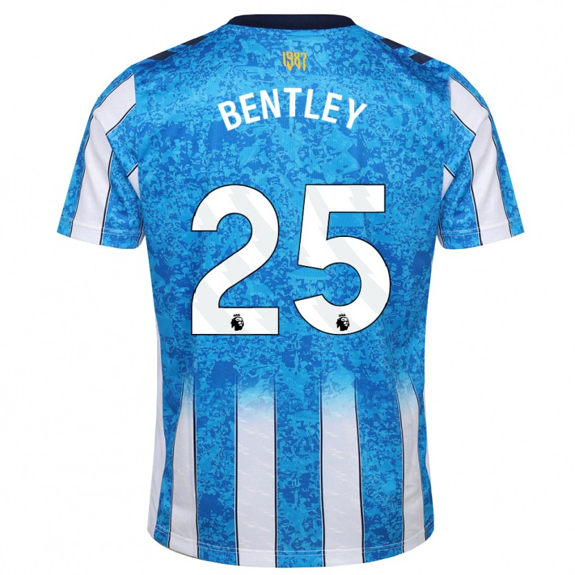 Danxen Kinder Daniel Bentley #25 Weiß Blau Orange Heimtrikot Trikot 2026/27 T-Shirt