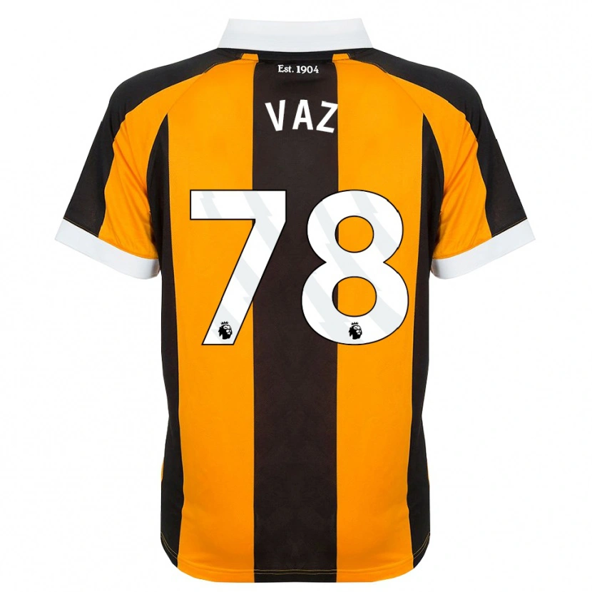Danxen Kinder Robinio Vaz #78 Orange Schwarz Weiß Heimtrikot Trikot 2026/27 T-Shirt