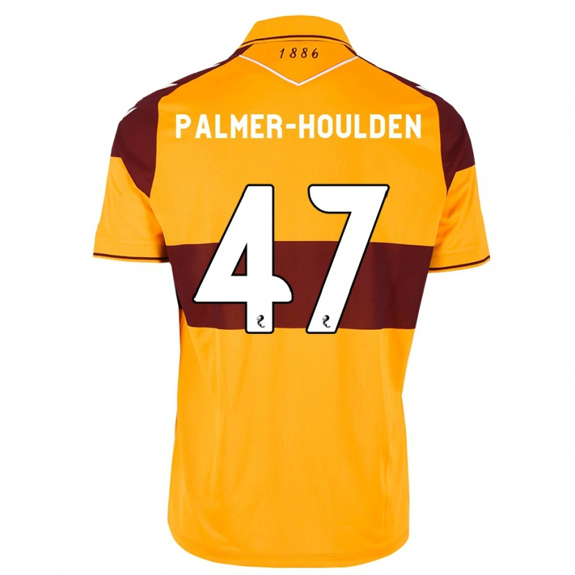 Danxen Kinder Seb Palmer-Houlden #47 Maroon Orange Heimtrikot Trikot 2026/27 T-Shirt
