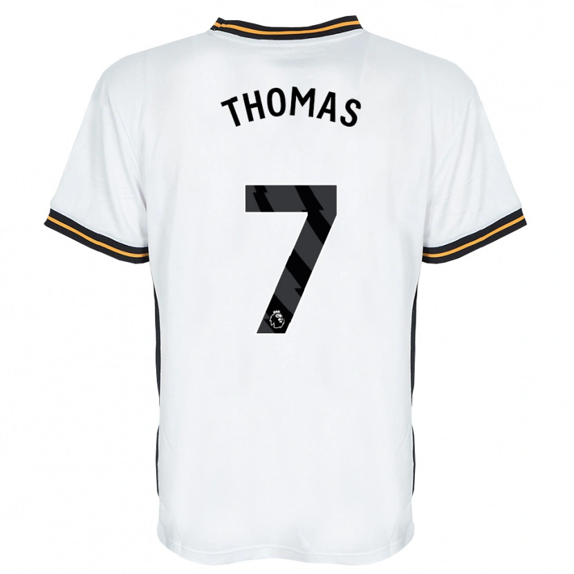 Danxen Kinder Sorba Thomas #7 Weiß Orange Schwarz Auswärtstrikot Trikot 2026/27 T-Shirt