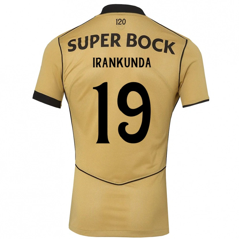 Danxen Kinder Nestory Irankunda #19 Goldgelb Schwarz Auswärtstrikot Trikot 2026/27 T-Shirt