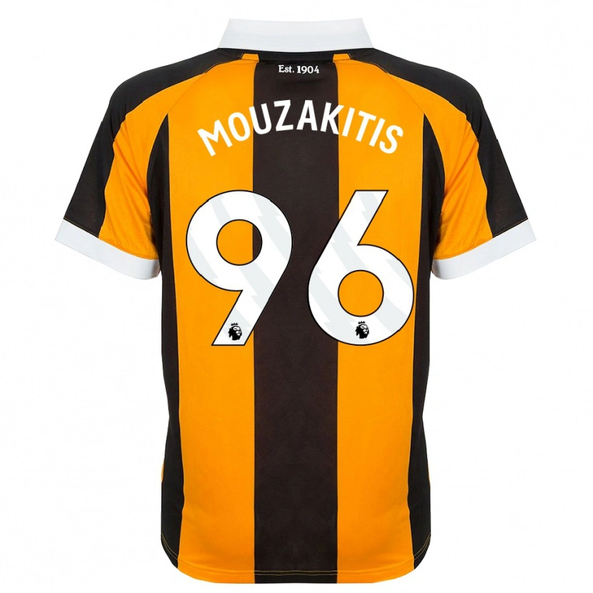 Danxen Kinder Christos Mouzakitis #96 Orange Schwarz Weiß Heimtrikot Trikot 2026/27 T-Shirt