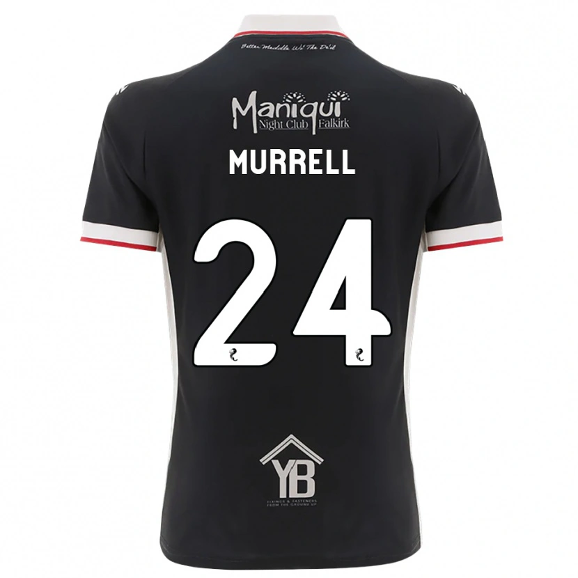 Danxen Herren Jacob Murrell #24 Schwarz Weiß Rot Heimtrikot Trikot 2026/27 T-Shirt