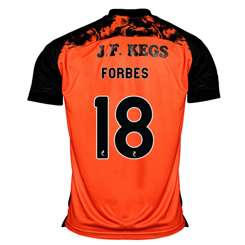 Danxen Herren Michael Forbes #18 Orange Schwarz Weiß Heimtrikot Trikot 2026/27 T-Shirt