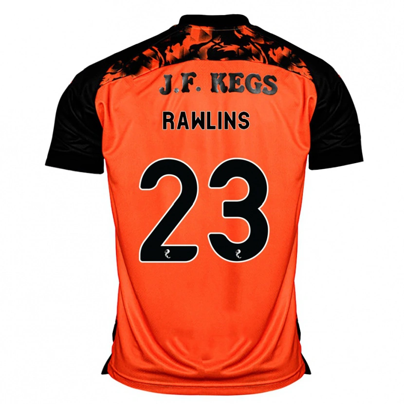 Danxen Herren Joshua Rawlins #23 Orange Schwarz Weiß Heimtrikot Trikot 2026/27 T-Shirt