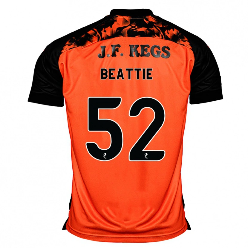 Danxen Herren Calvin Beattie #52 Orange Schwarz Weiß Heimtrikot Trikot 2026/27 T-Shirt