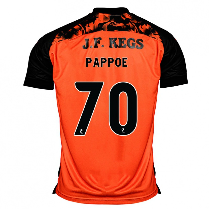 Danxen Herren Isaac Pappoe #70 Orange Schwarz Weiß Heimtrikot Trikot 2026/27 T-Shirt