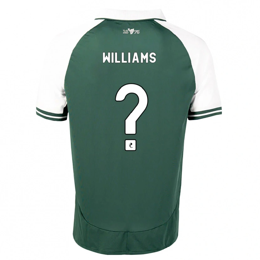 Danxen Herren Leyton Williams #0 Seegrün Weiß Heimtrikot Trikot 2026/27 T-Shirt