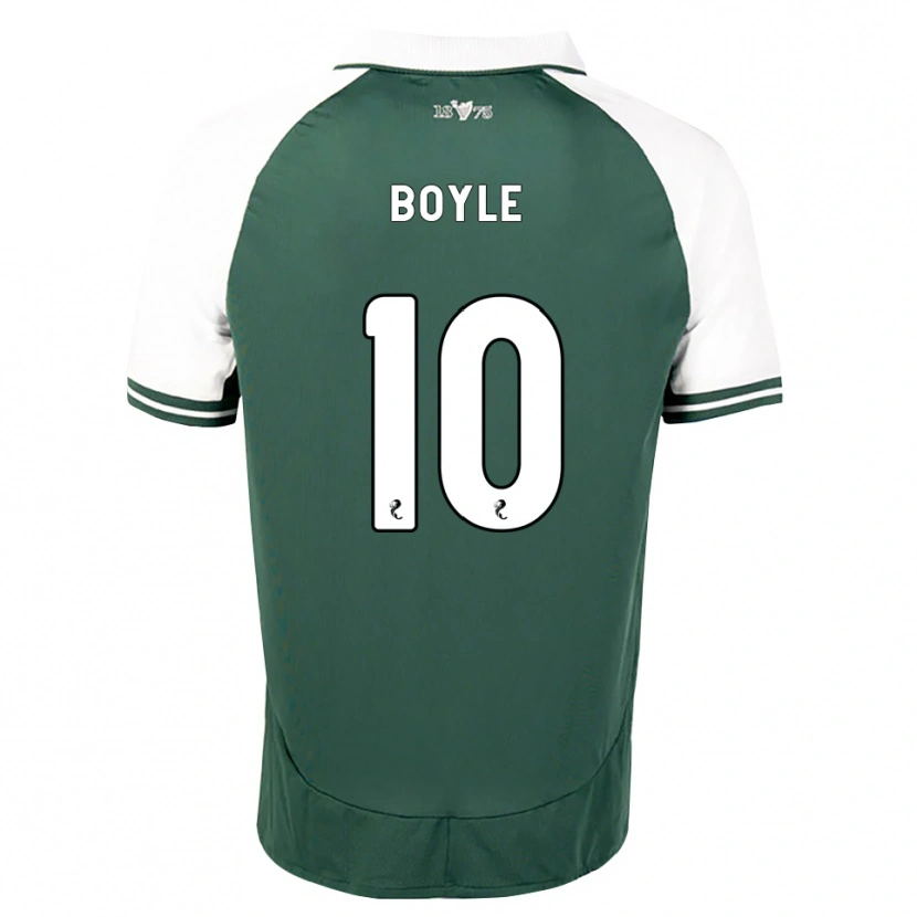 Danxen Herren Martin Boyle #10 Seegrün Weiß Heimtrikot Trikot 2026/27 T-Shirt