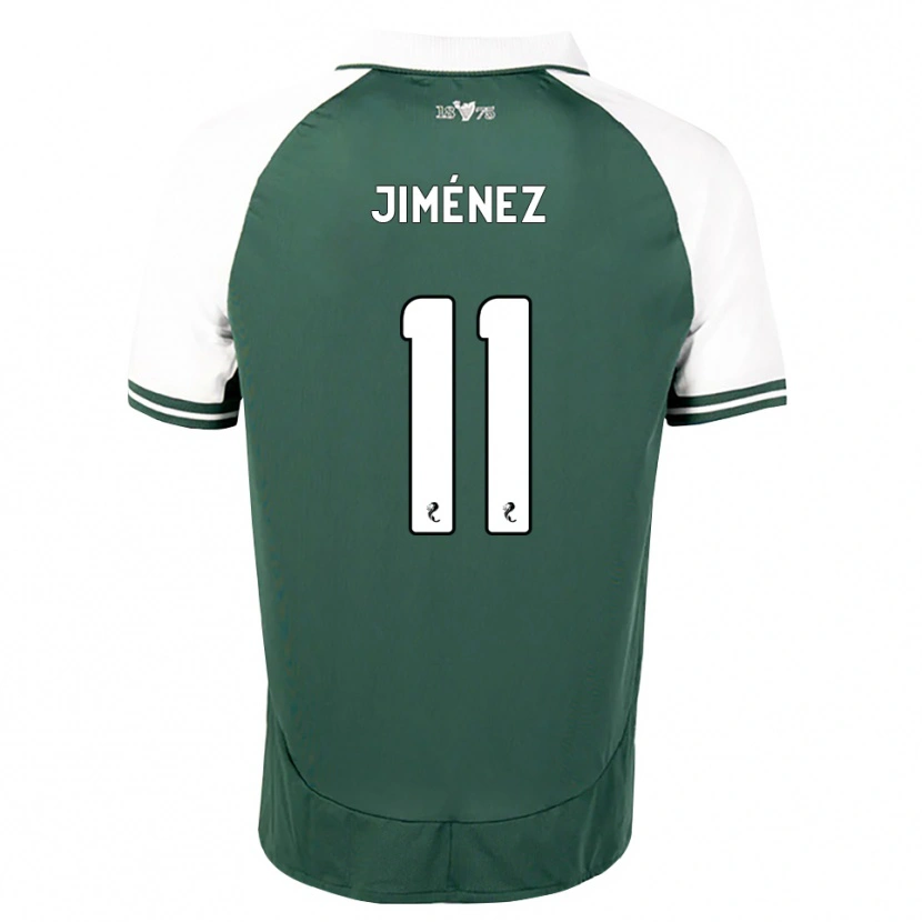 Danxen Herren Logan Jiménez #11 Seegrün Weiß Heimtrikot Trikot 2026/27 T-Shirt