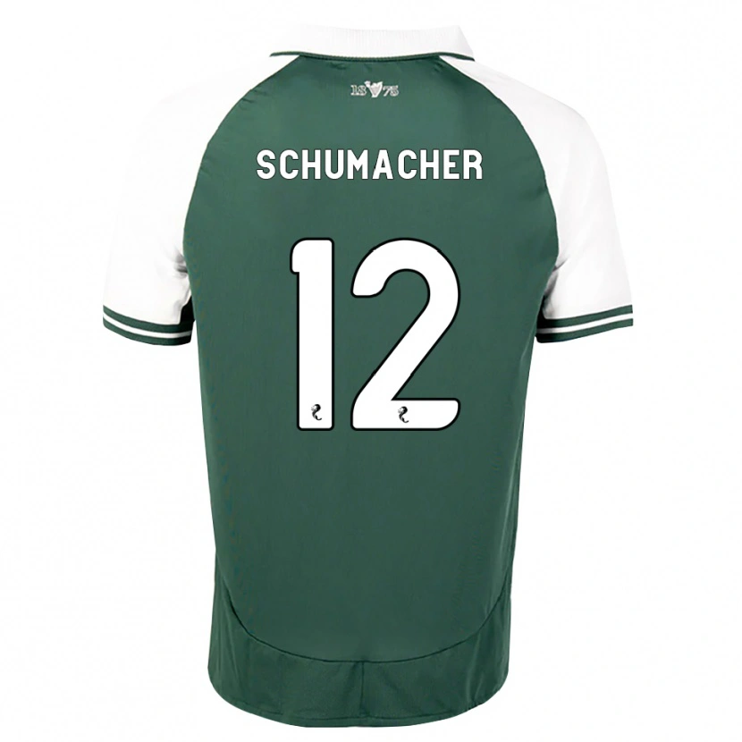 Danxen Herren Noa Schumacher #12 Seegrün Weiß Heimtrikot Trikot 2026/27 T-Shirt
