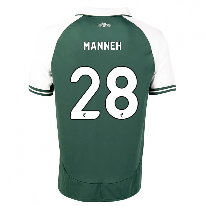 Danxen Herren Alasana Manneh #28 Seegrün Weiß Heimtrikot Trikot 2026/27 T-Shirt