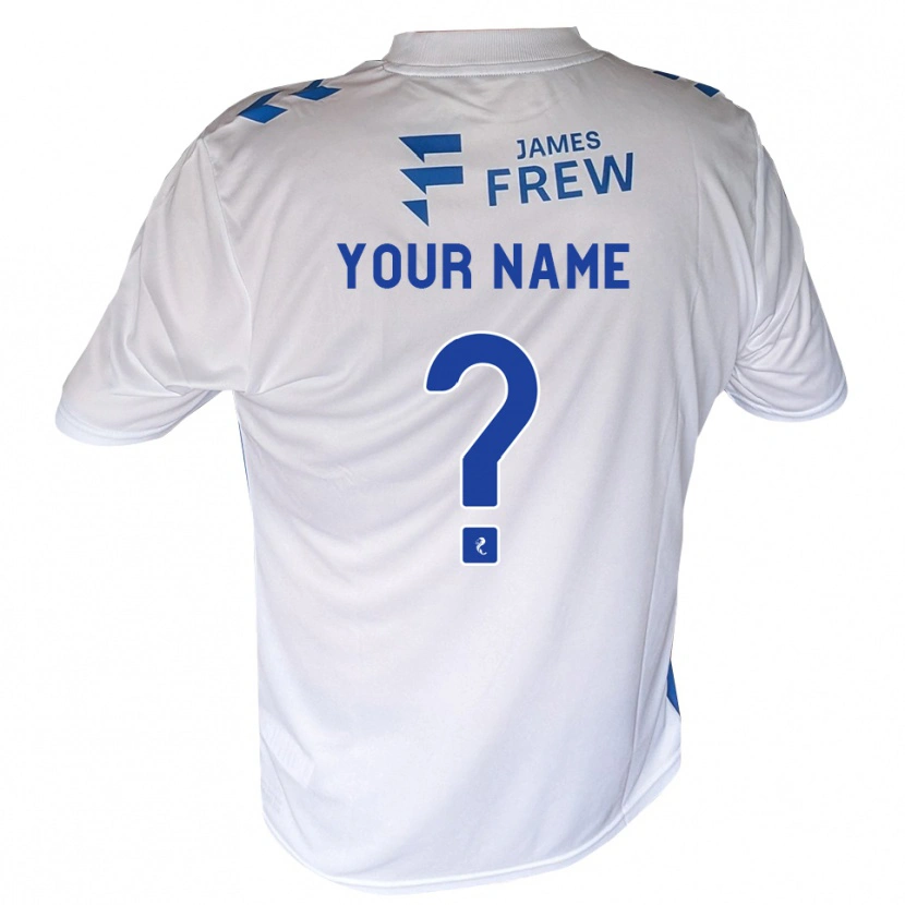 Danxen Herren Ihren Namen #0 Königsblau Weiß Heimtrikot Trikot 2026/27 T-Shirt
