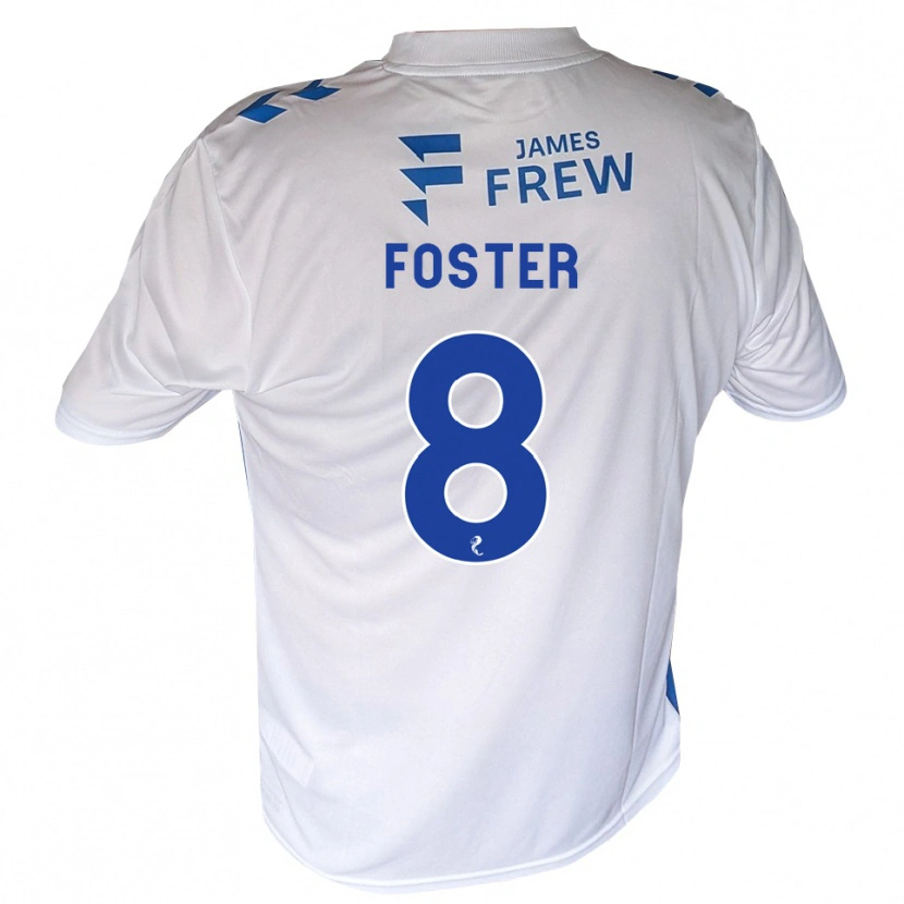 Danxen Herren Logan Foster #8 Königsblau Weiß Heimtrikot Trikot 2026/27 T-Shirt