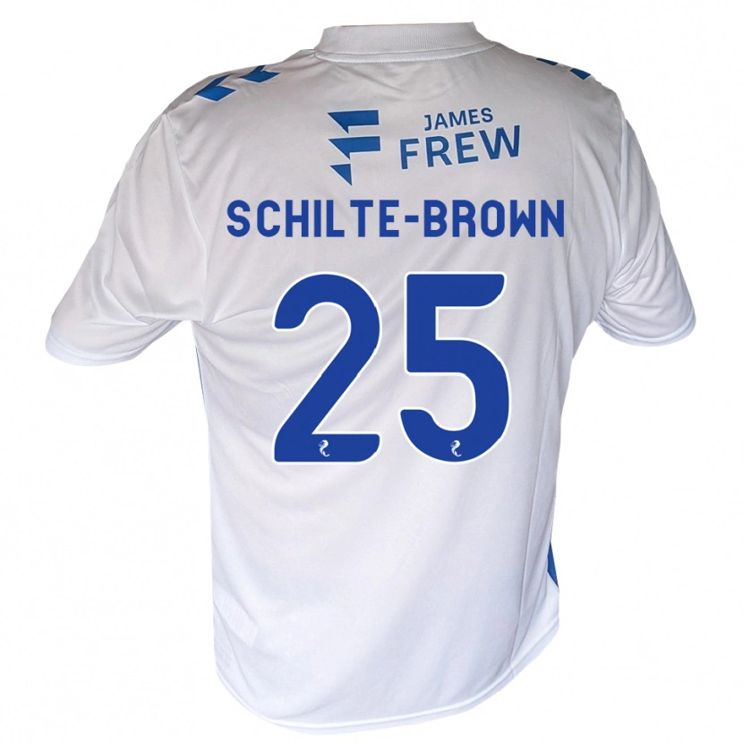 Danxen Herren Ethan Schilte-Brown #25 Königsblau Weiß Heimtrikot Trikot 2026/27 T-Shirt