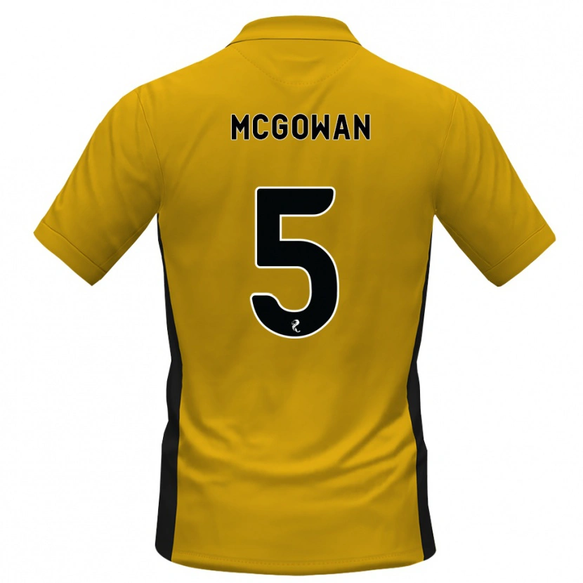 Danxen Herren Ryan Mcgowan #5 Orange Schwarz Heimtrikot Trikot 2026/27 T-Shirt