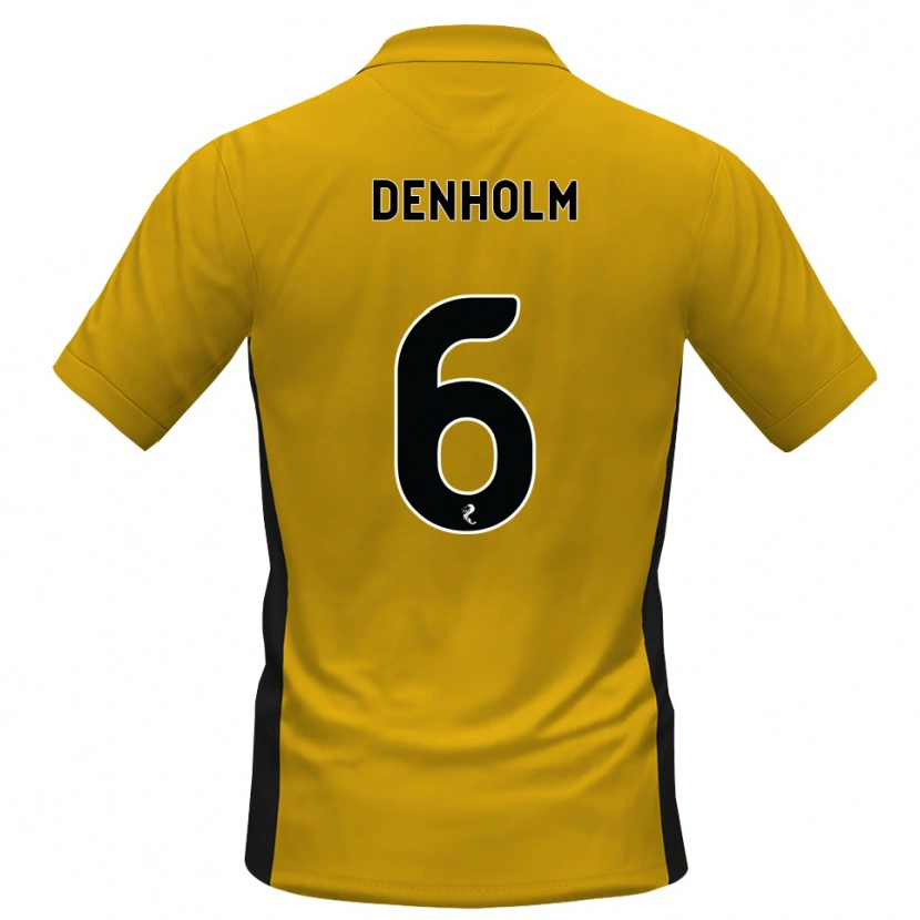 Danxen Herren Aidan Denholm #6 Orange Schwarz Heimtrikot Trikot 2026/27 T-Shirt