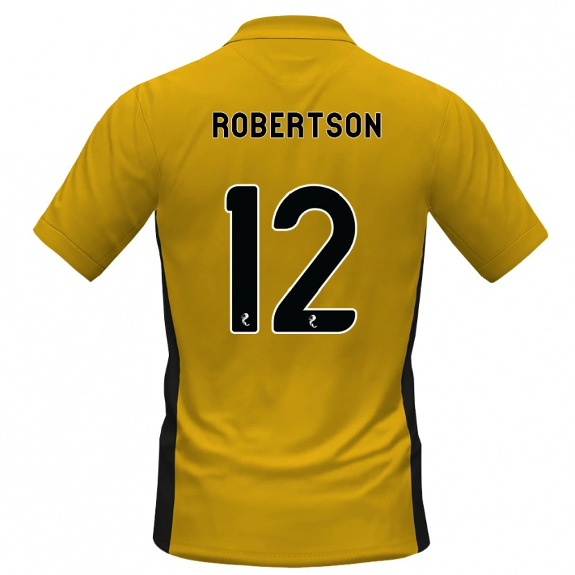 Danxen Herren Mitchell Robertson #12 Orange Schwarz Heimtrikot Trikot 2026/27 T-Shirt