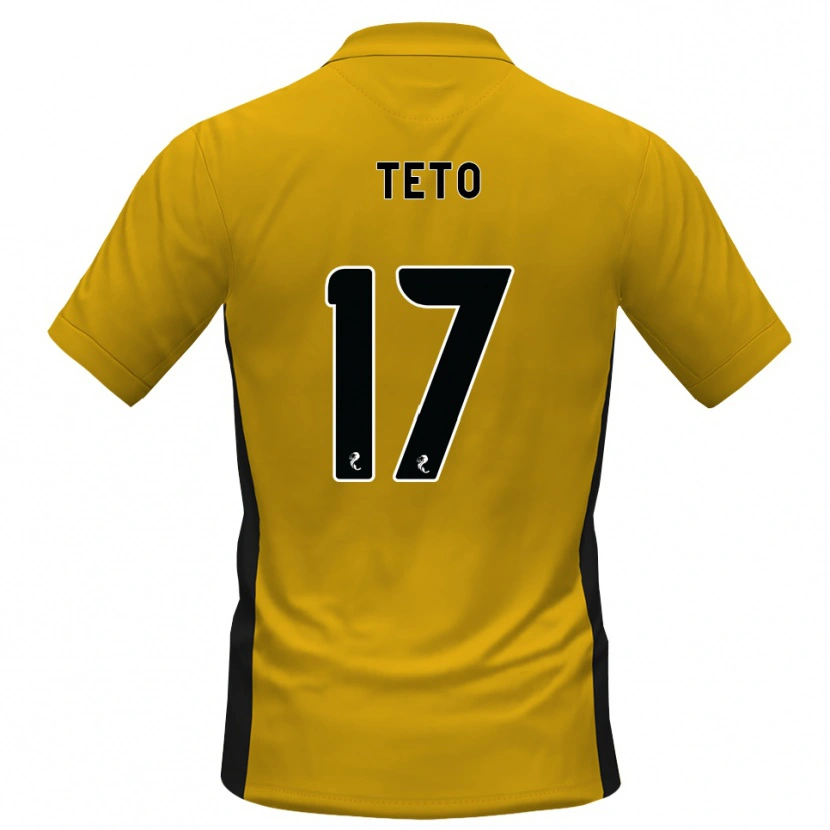 Danxen Herren Aphelele Teto #17 Orange Schwarz Heimtrikot Trikot 2026/27 T-Shirt