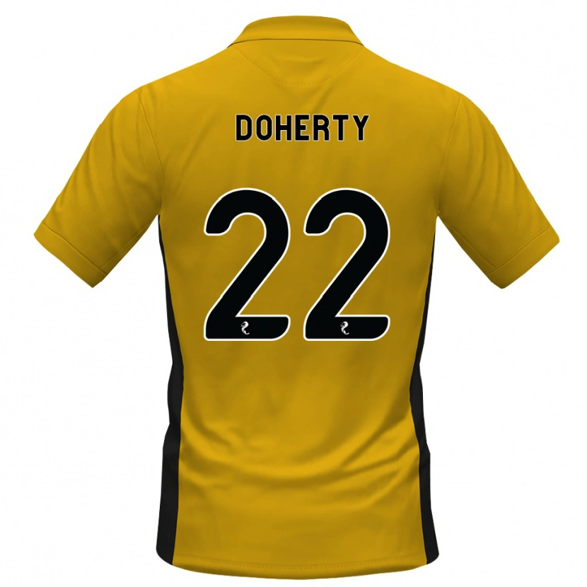 Danxen Herren Jordan Doherty #22 Orange Schwarz Heimtrikot Trikot 2026/27 T-Shirt