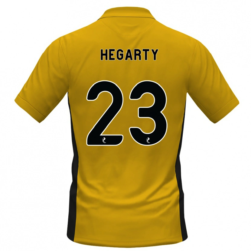 Danxen Herren Nina Hegarty #23 Orange Schwarz Heimtrikot Trikot 2026/27 T-Shirt