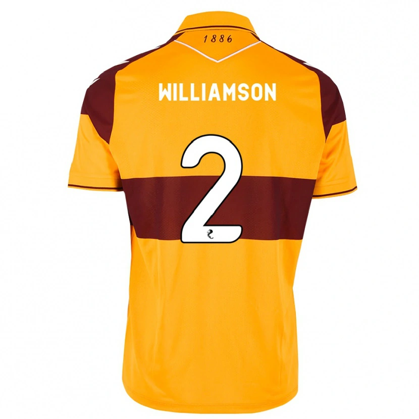 Danxen Herren Scott Williamson #2 Maroon Orange Heimtrikot Trikot 2026/27 T-Shirt