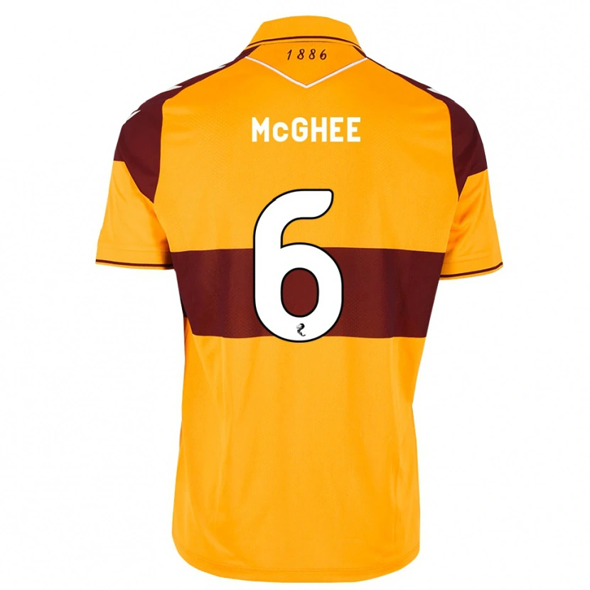 Danxen Herren Jordan Mcghee #6 Maroon Orange Heimtrikot Trikot 2026/27 T-Shirt